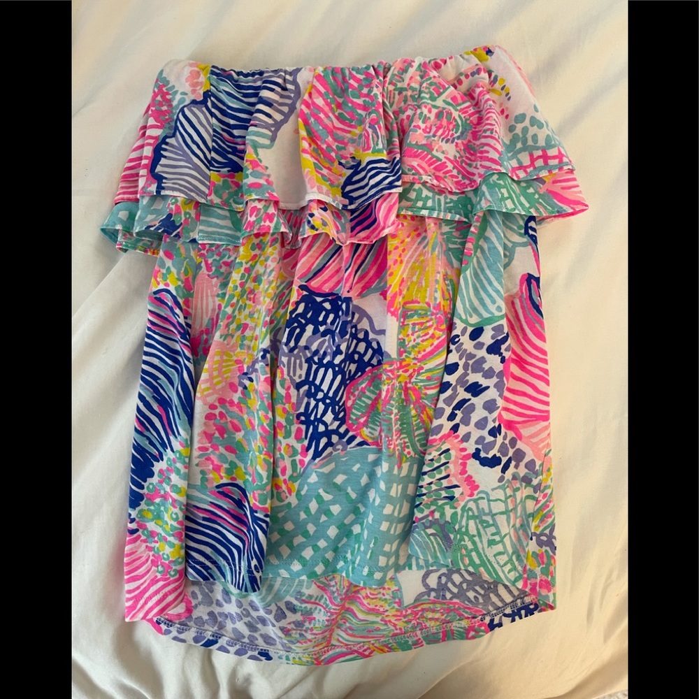 Lilly Pulitzer Strapless Top